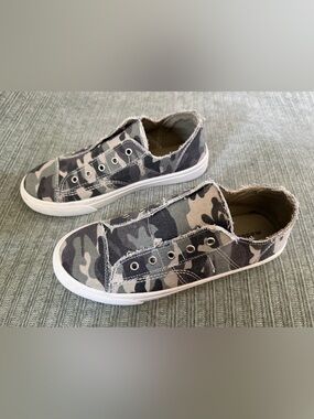 Madden Girl Camo Slip-On Sneakers